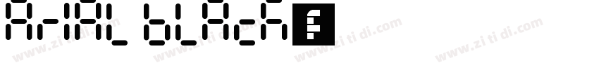arial black字体字体转换